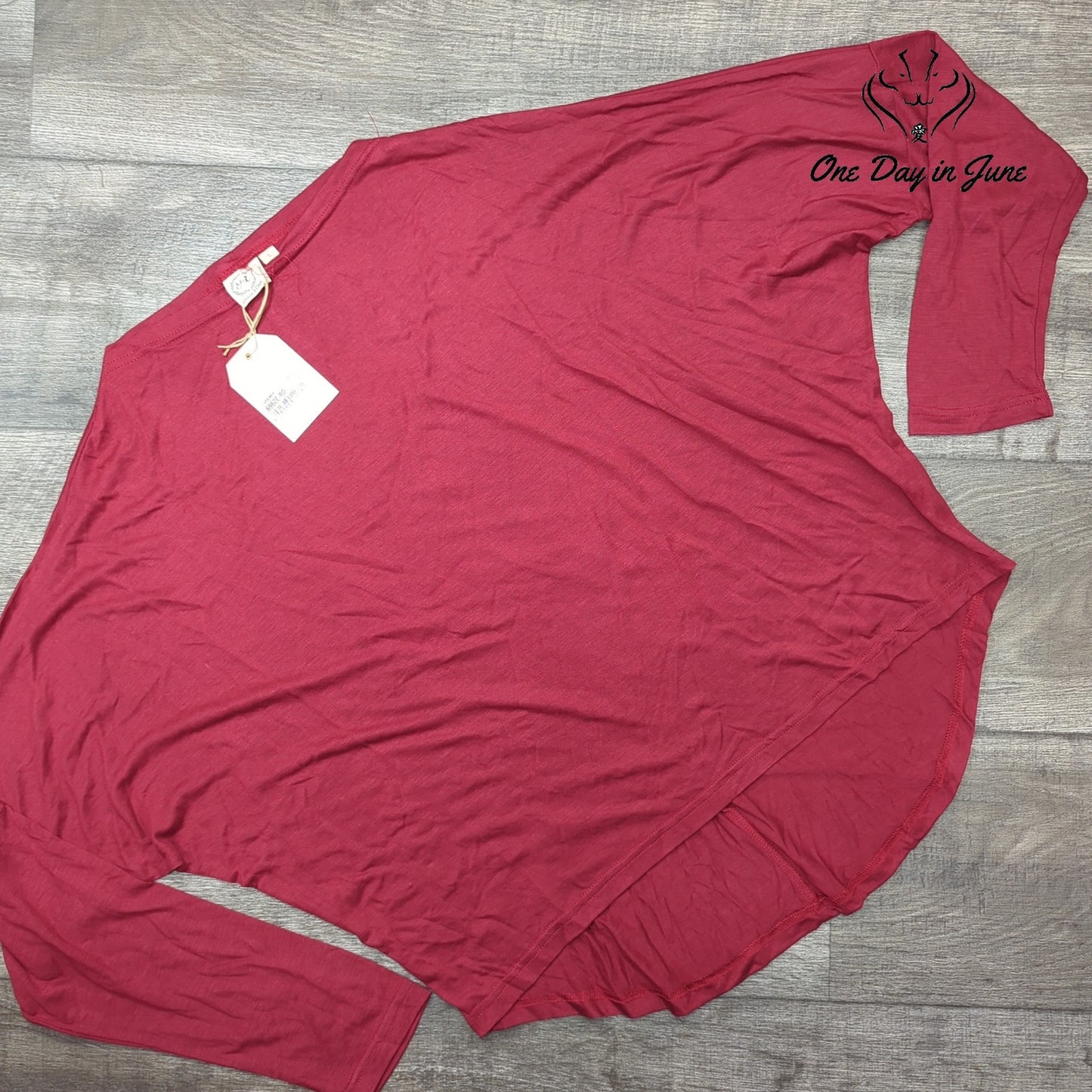 Grace & Emma Long Sleeve Tee Shirt Size L