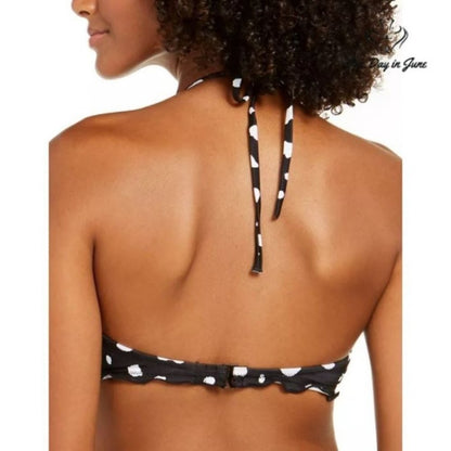 SunDazed Eva Ruffle Edge Bikini Top Size 36DD
