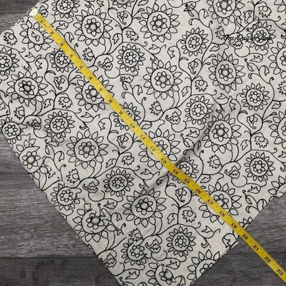 W Embroidered Linen Mini Skirt Size 8