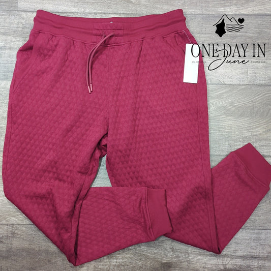 Yogalicious Quilted Jogger Sweatpants Size XL