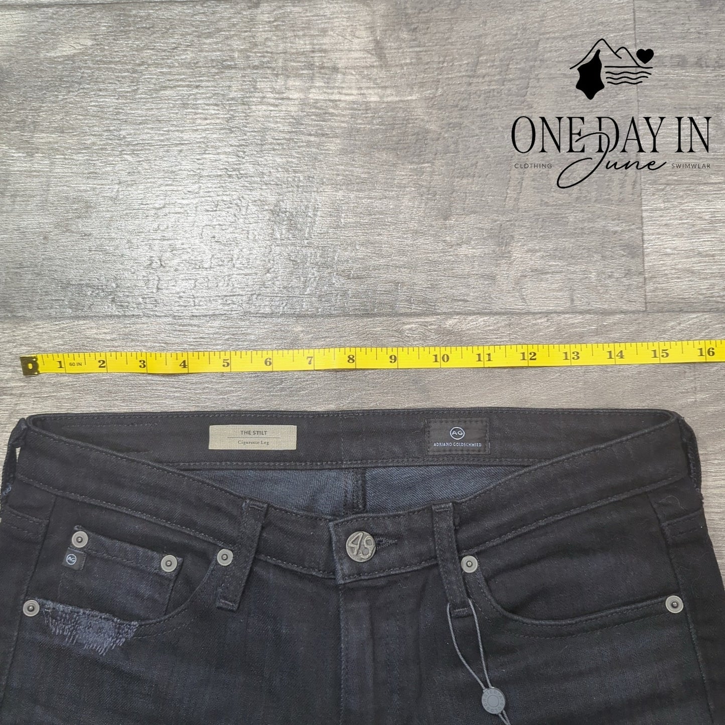AG Adriano Goldschmied The Stilt Cigarette Distressed Jeans Size 4 (27)