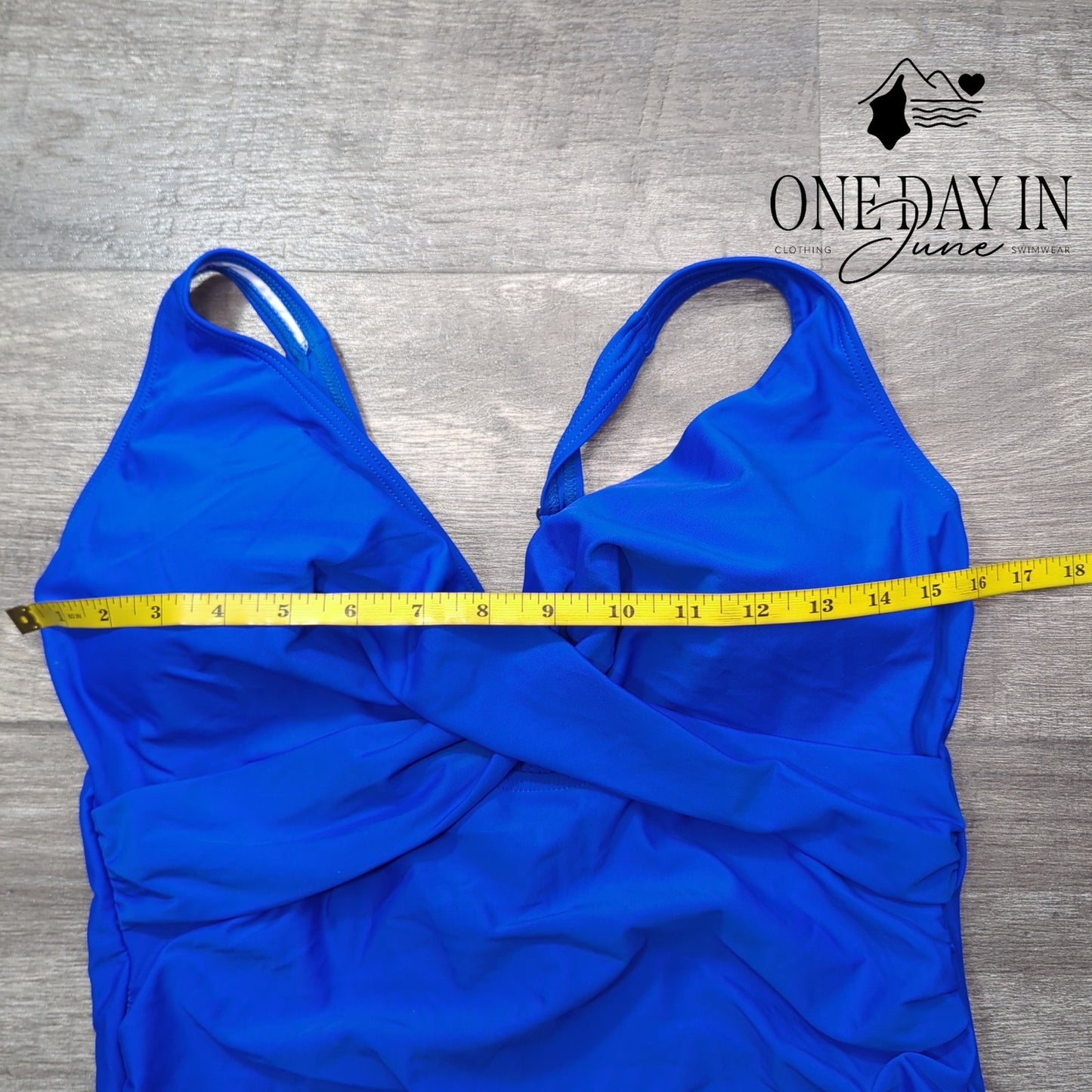 Eomenie Cross Front Tie Back One Piece Swimsuit Size XL
