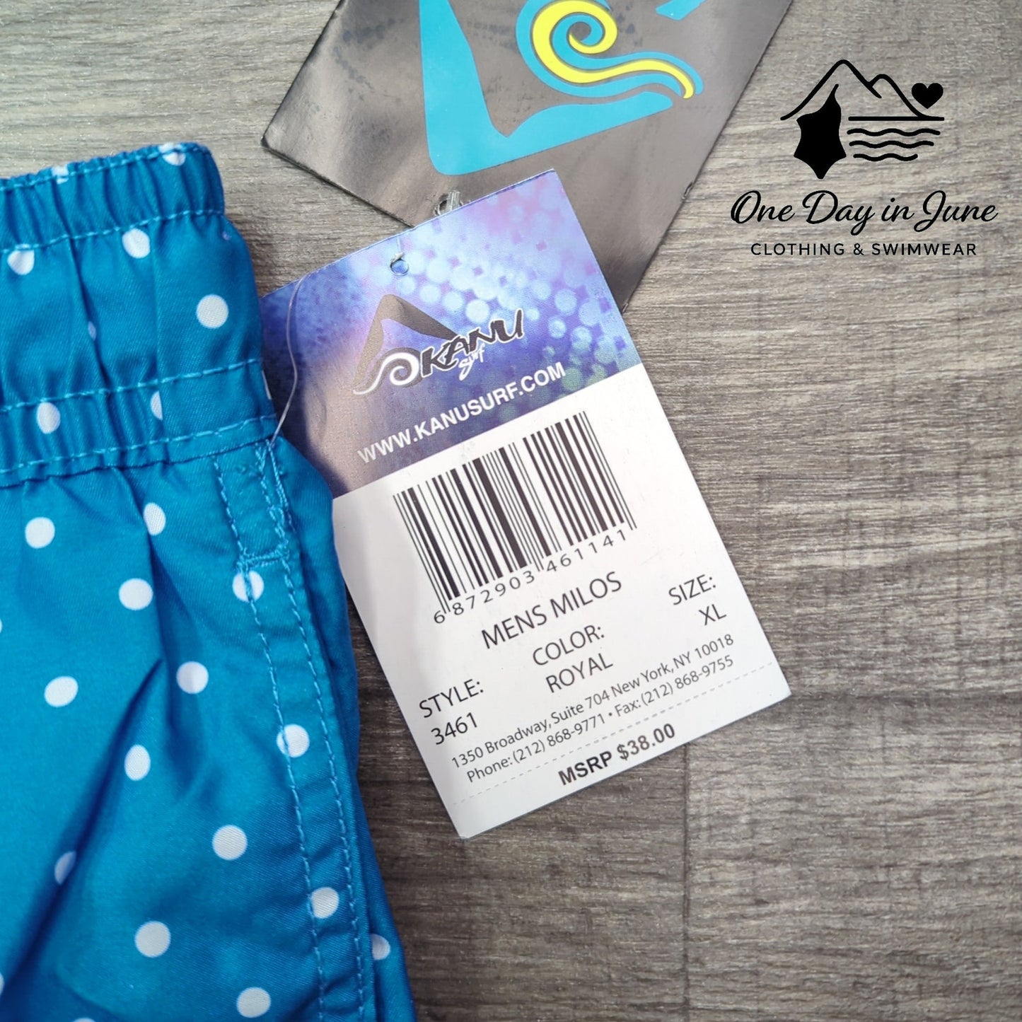 Kanu Surf Polka Dot Board Shorts Size XL