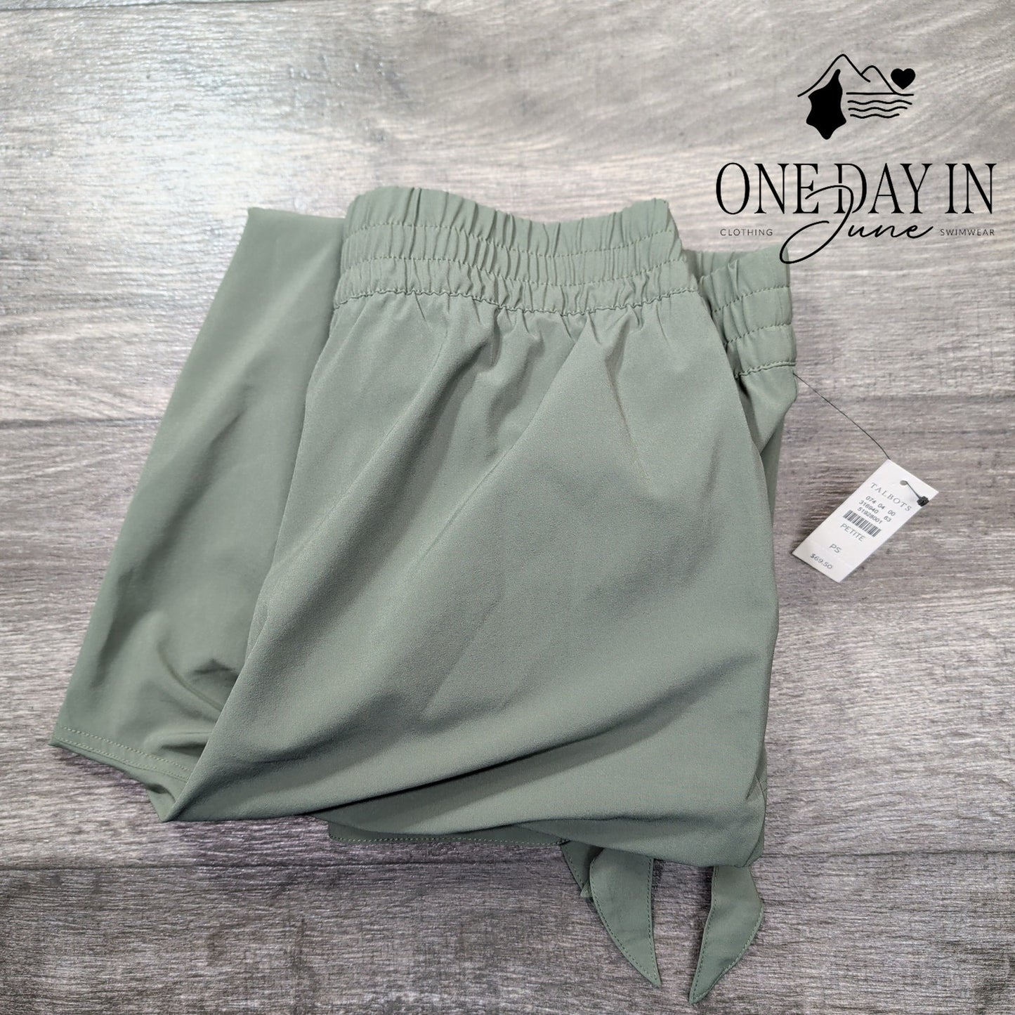 T by Talbots Cropped Pull On Pants Size S