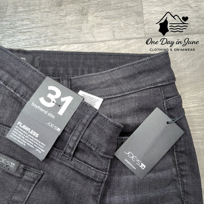Joe's Jeans Boyfriend Slim Flawless Black Jeans NWT Size 31 (12)