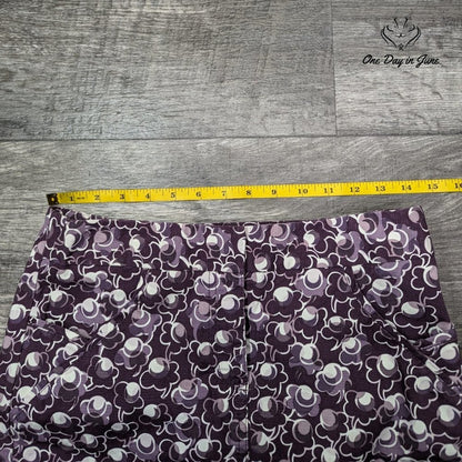 Loft Floral Mini Skirt Size 2