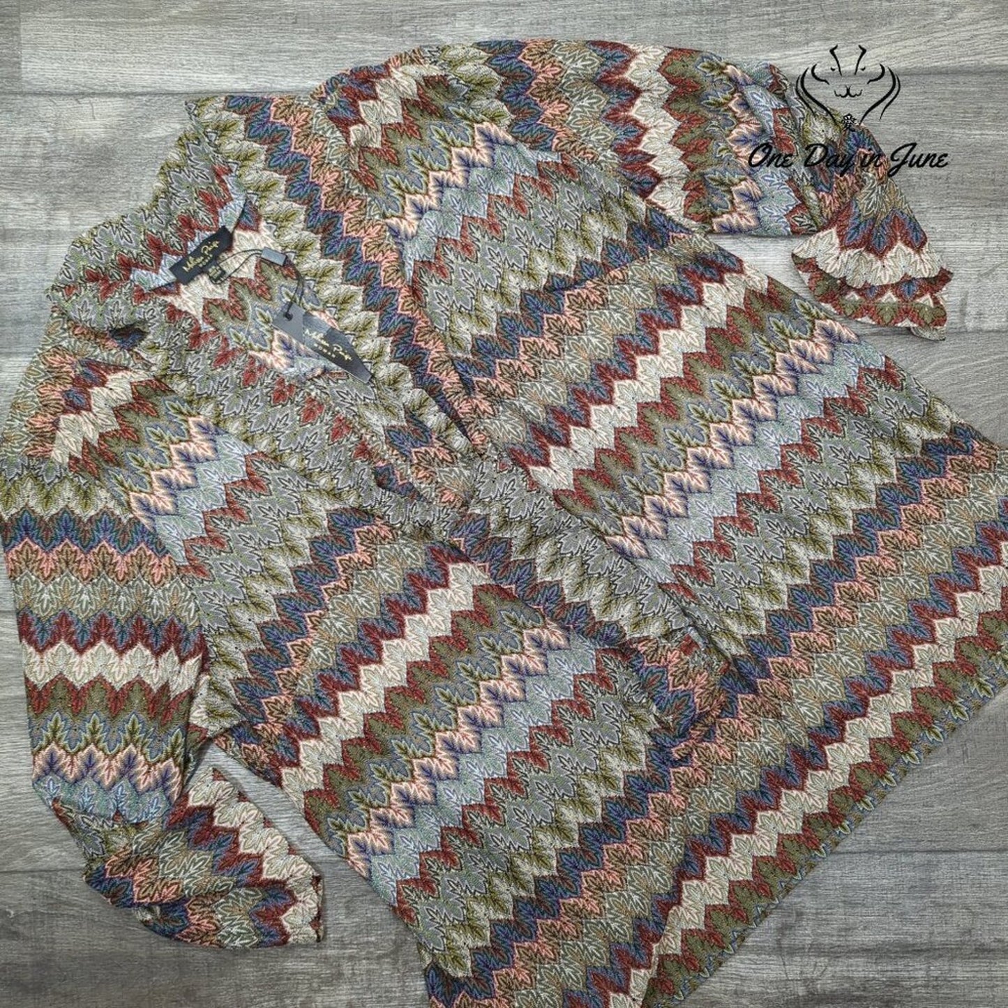 Melissa Paige Long Sleeve Top Size 2X