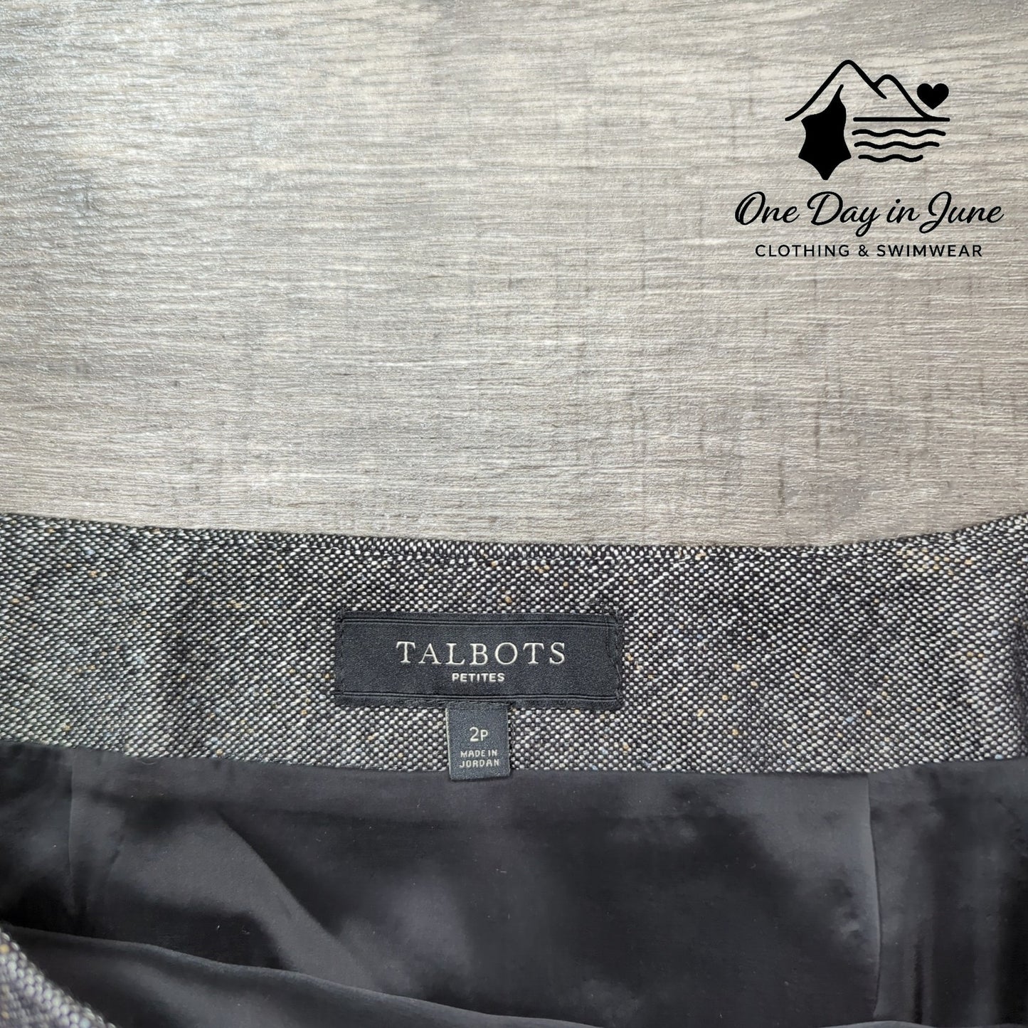 Talbots Petite Wool Flare Lined Mini Skirt Size 2P
