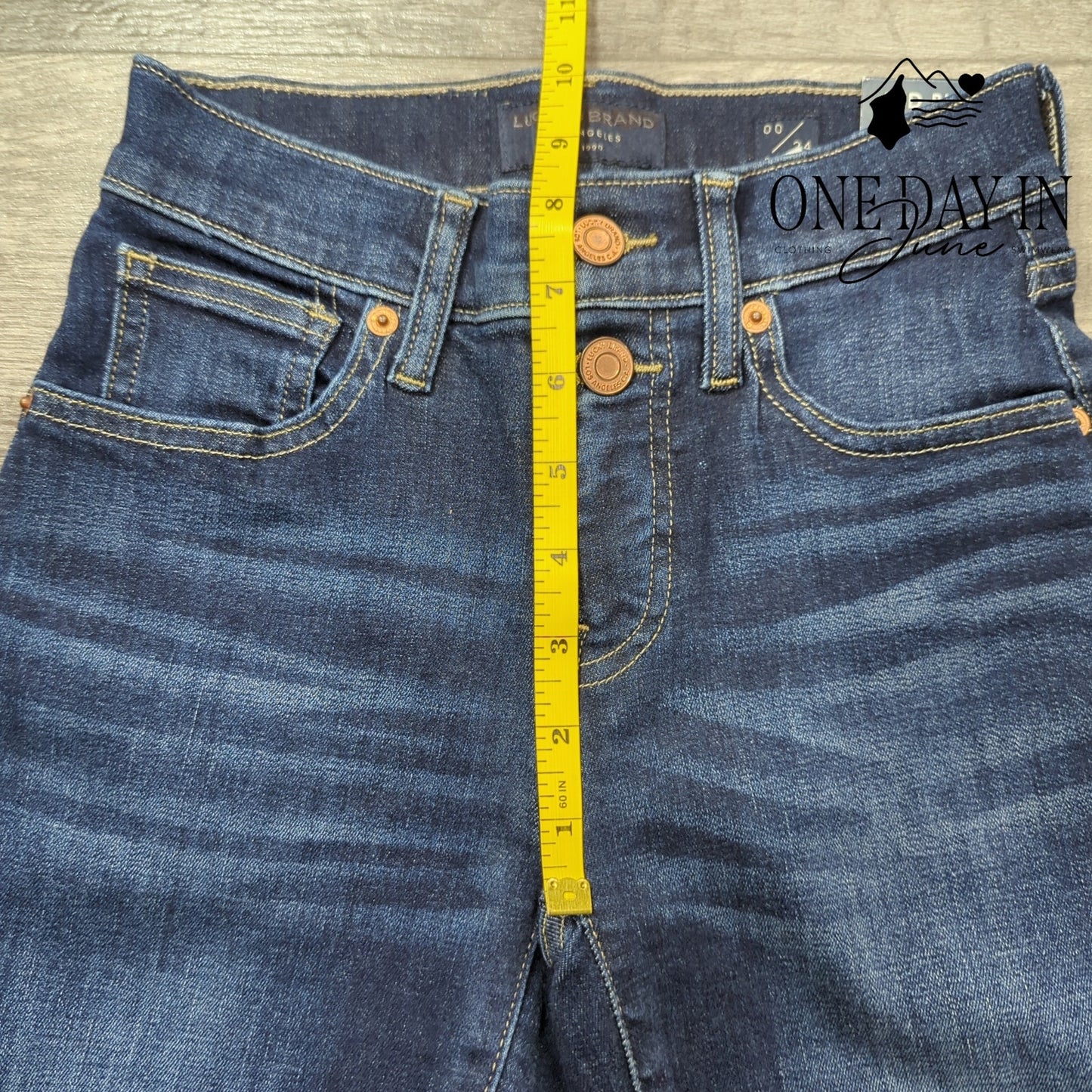 Lucky Brand Ava Mid Rise Super Skinny Jeans Size 00