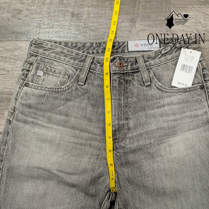 AG Adriano Goldschmied AG-ED Straight Leg Jeans Gray Vintage Wash NWT Size 4 (27