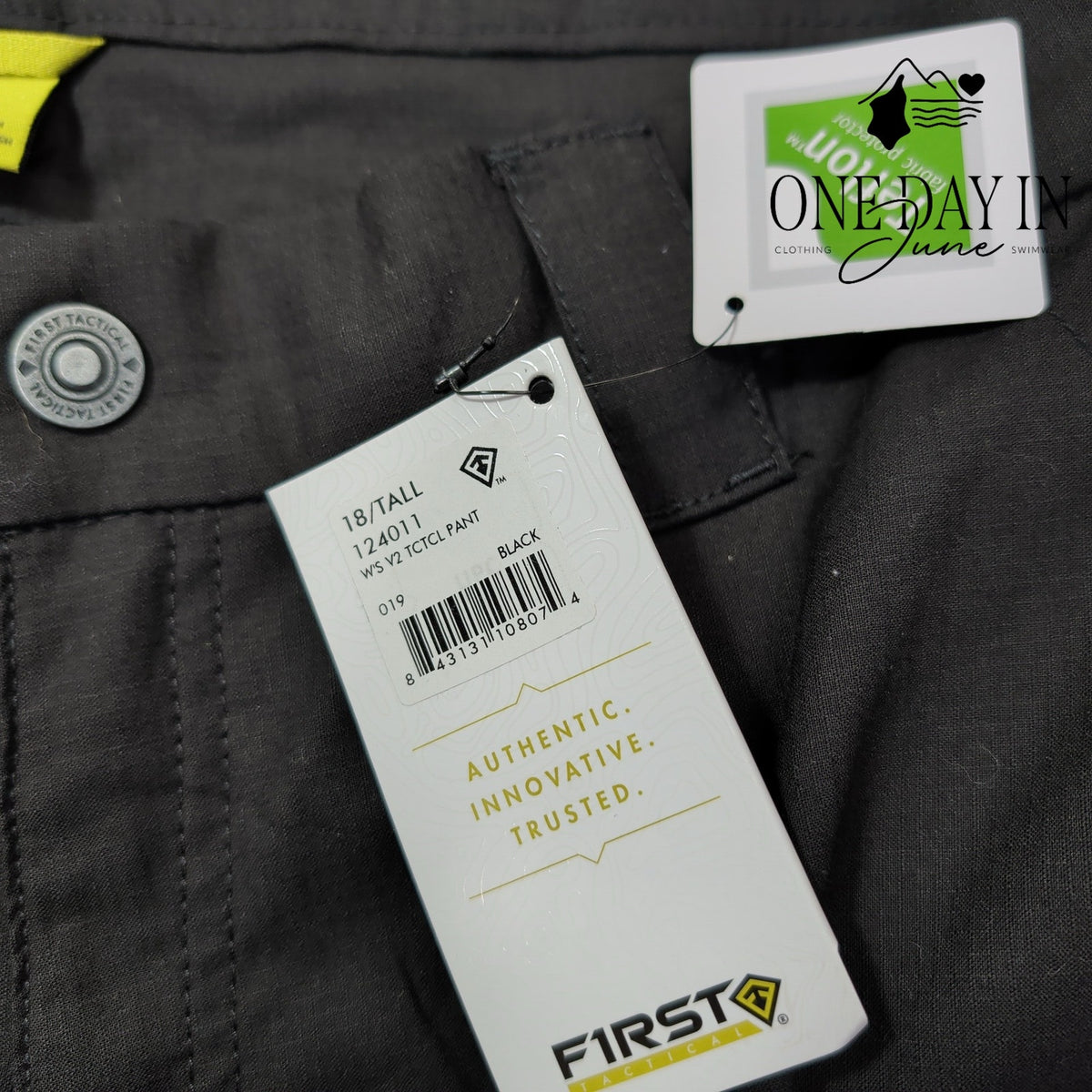 First Tactical Women's V2 Tactical Cargo Pants Black NWT Size 18T