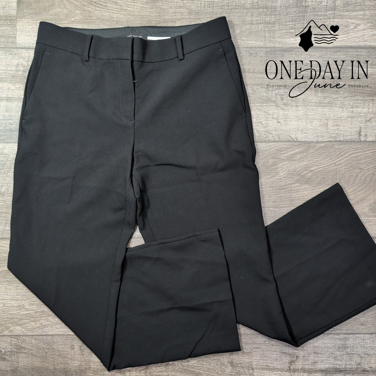 Ann Taylor The Jayne Dress Pants Black Petite NWT Size 10P
