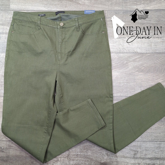 Talbots High Waist Skinny Leg Jegging Jeans Size 12