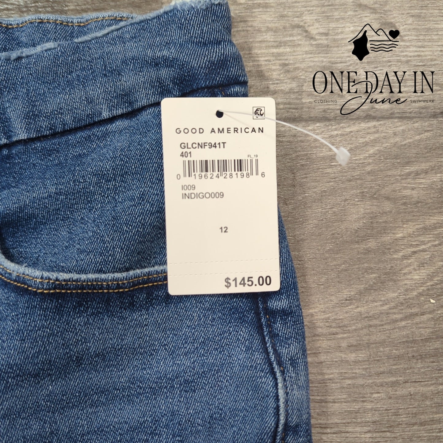 Good American Good Legs Crop Skinny Jeans Size 12
