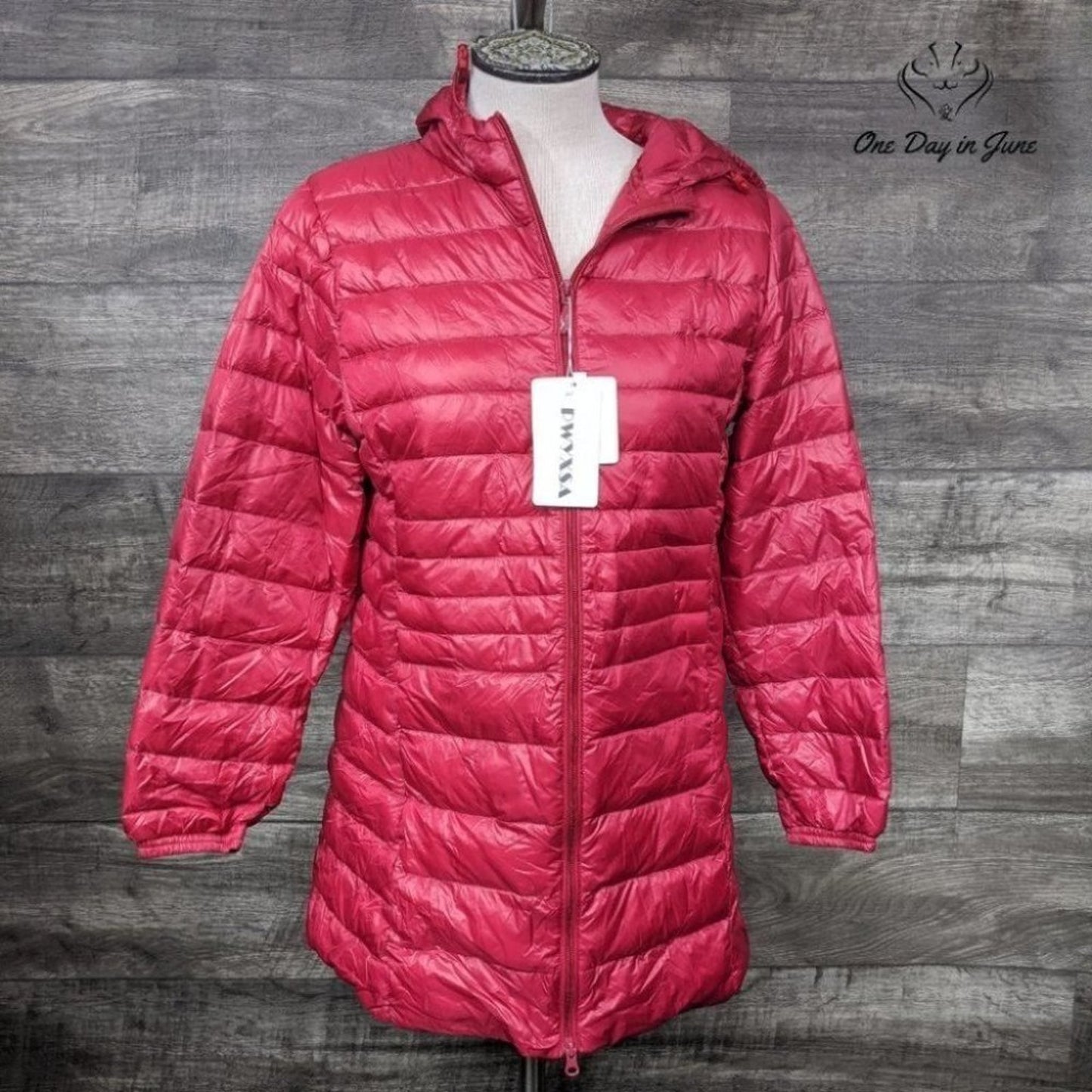 Sawadikaa Ultra Light Duck Feather Coat Size L