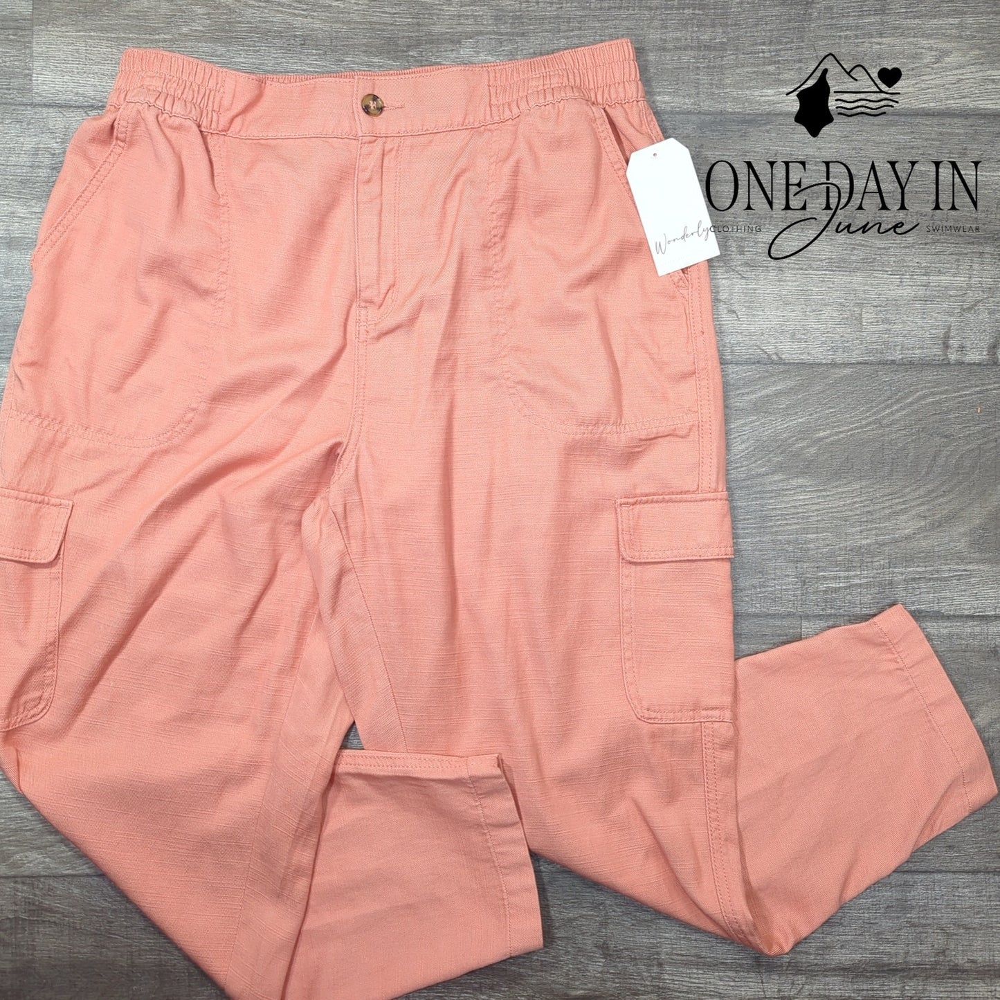 Wonderly Plus Size Cargo Crop Pants Size 1X