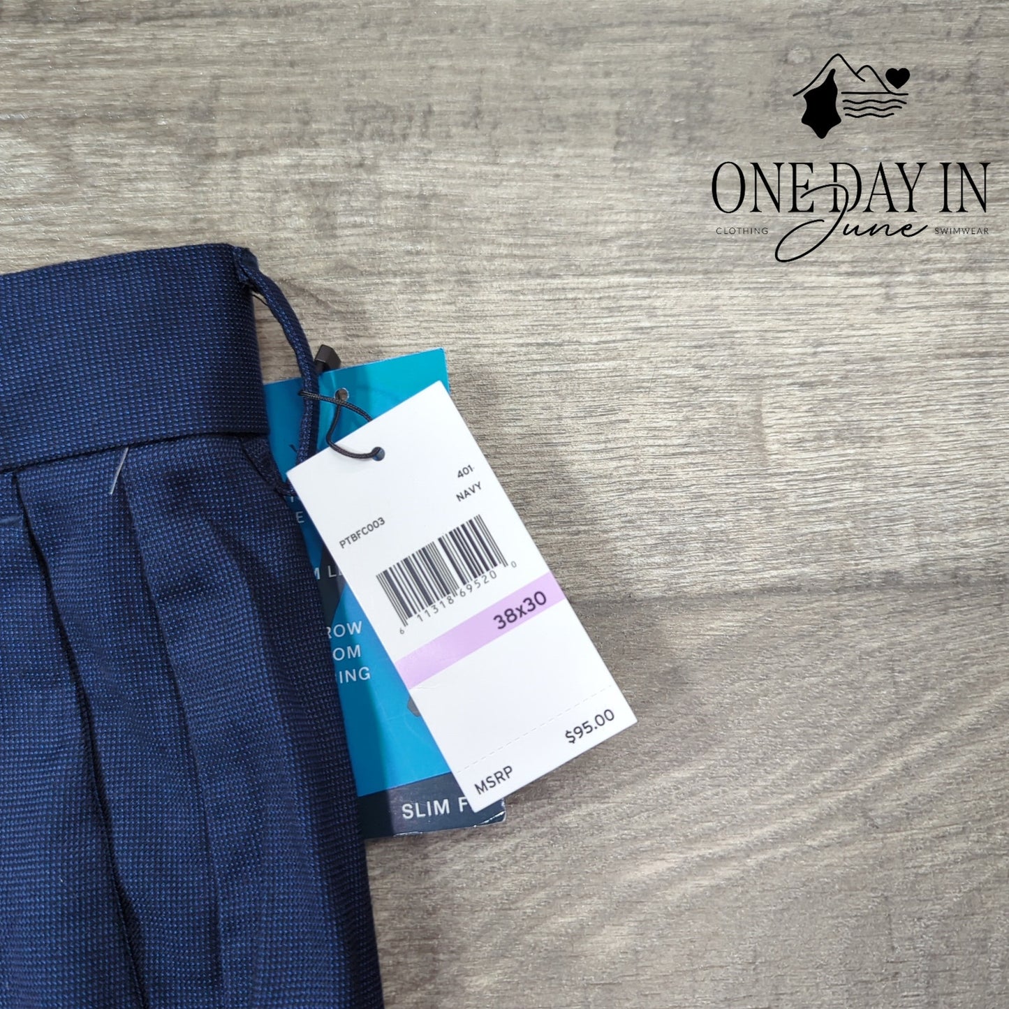 Perry Ellis Portfolio Slim Fit Pants Size 38X30