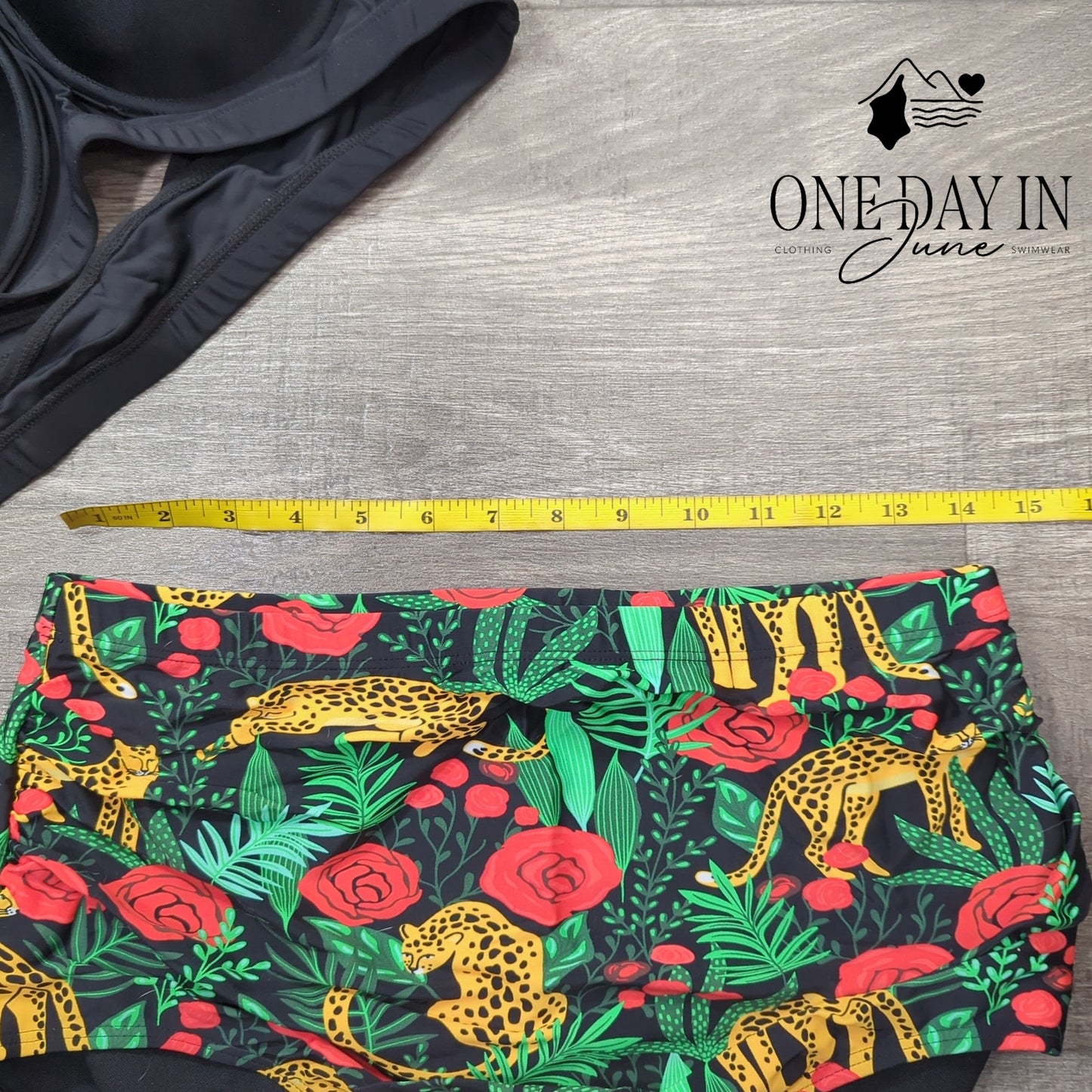 Angerella Halter Molded Cup High Waist Bikini Swimsuit Size XL