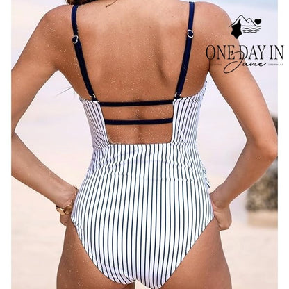 Cupshe Tummy Control One Piece Swimsuit Size M