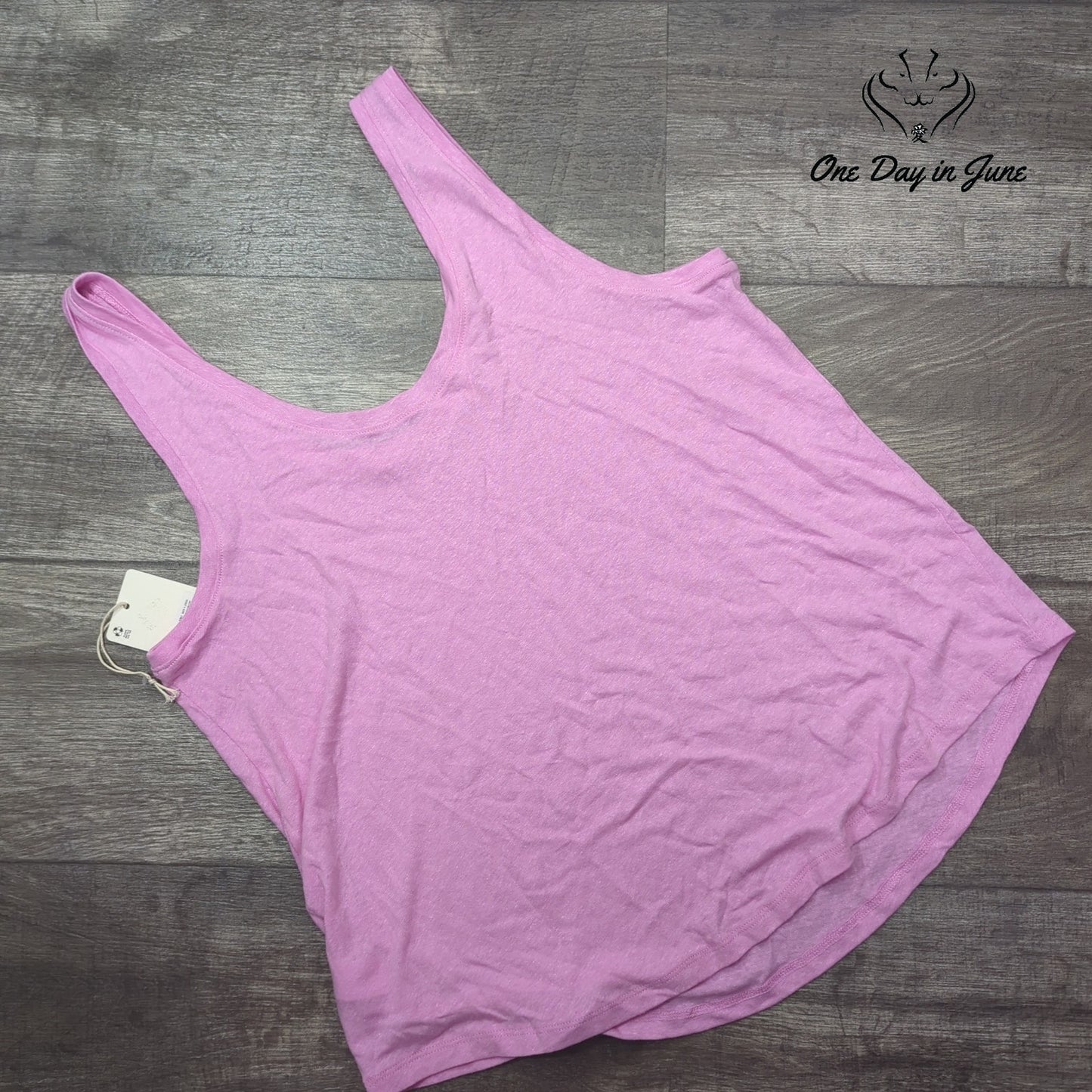 a.n.a Linen Tank Top Size L