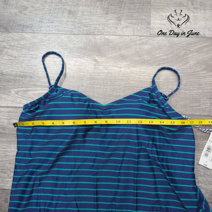 Sonnet Shores Adjustable Strap Tankini Top Size 8