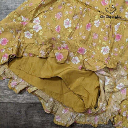 Chelsea & Theodore Women's Floral Side Zip Skort Size M