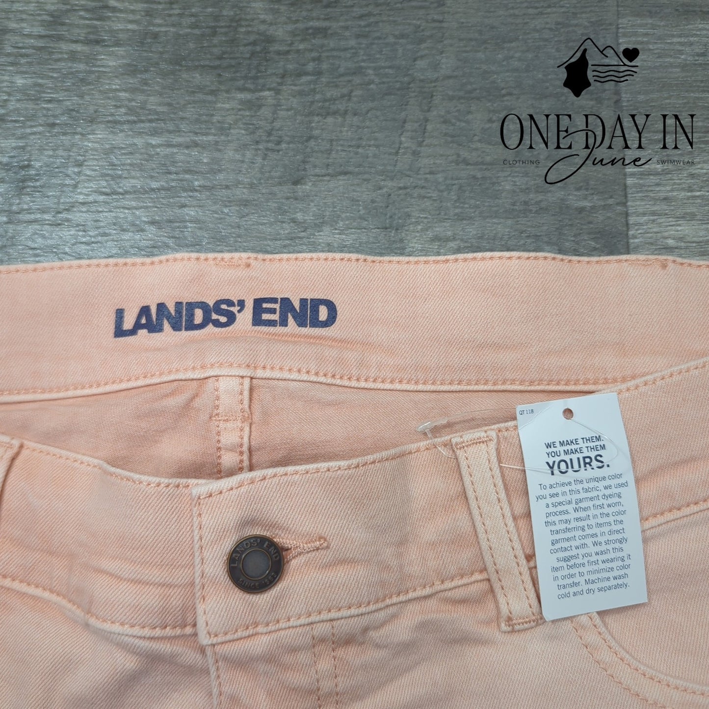 Lands' End Plus Size High Rise Slim Ankle Jeans Size 22W