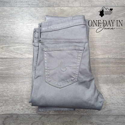 Adriano Goldschmied The Legging Ankle Faux Leather Super Skinny Jeans Size 27 (4