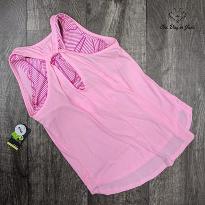 Xersion Girls Plus Double Up Active Tank Top Pink NWT Size 14.5-16.5 Plus