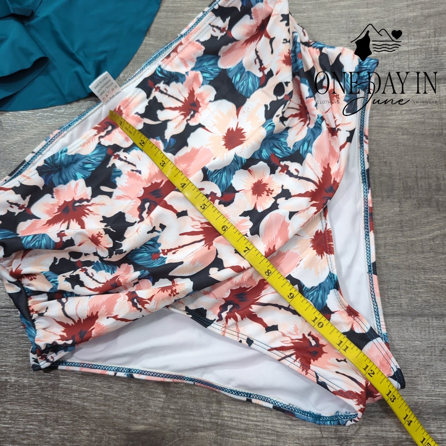 Charmo High Waist Flounce Bikini Swimsuit Size M