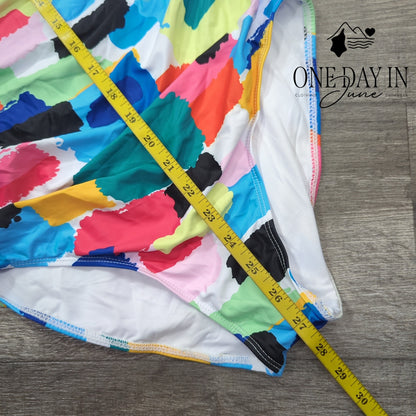 Holipick One Shoulder One Piece Swimsuit Size L