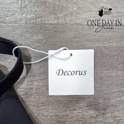 Decorus Mesh Cut Out One Piece Swimsuit Size L