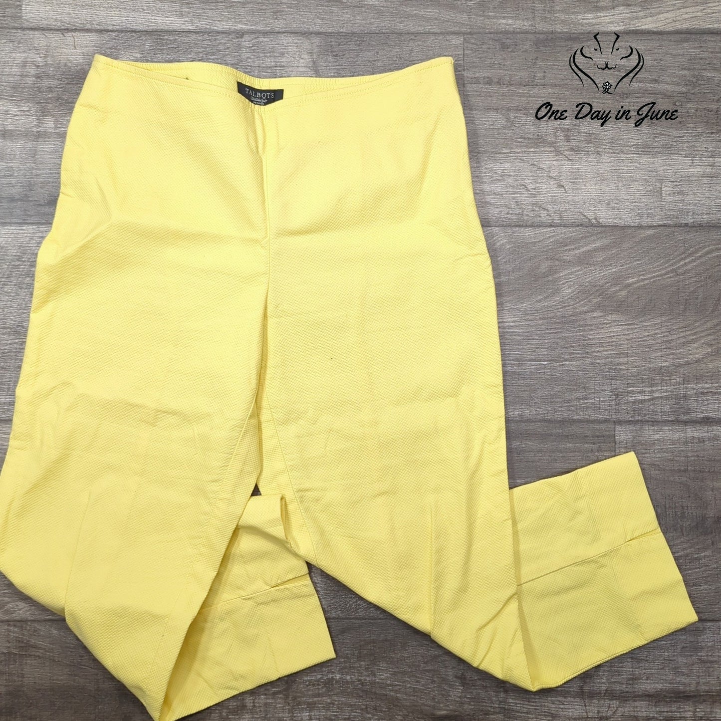 Talbots Petite Classic Size Zip Crop Pants Size 8P