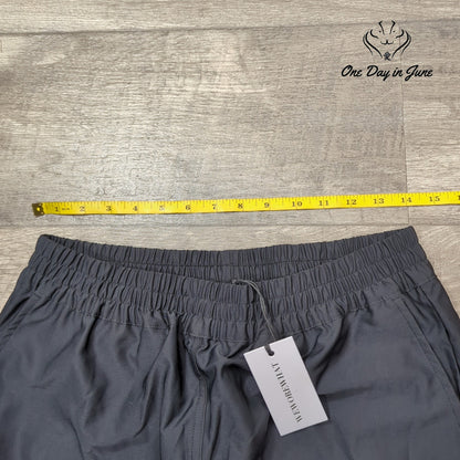 We Wore What Wide Leg Utility Cargo Pants Black NWT $128 Size M