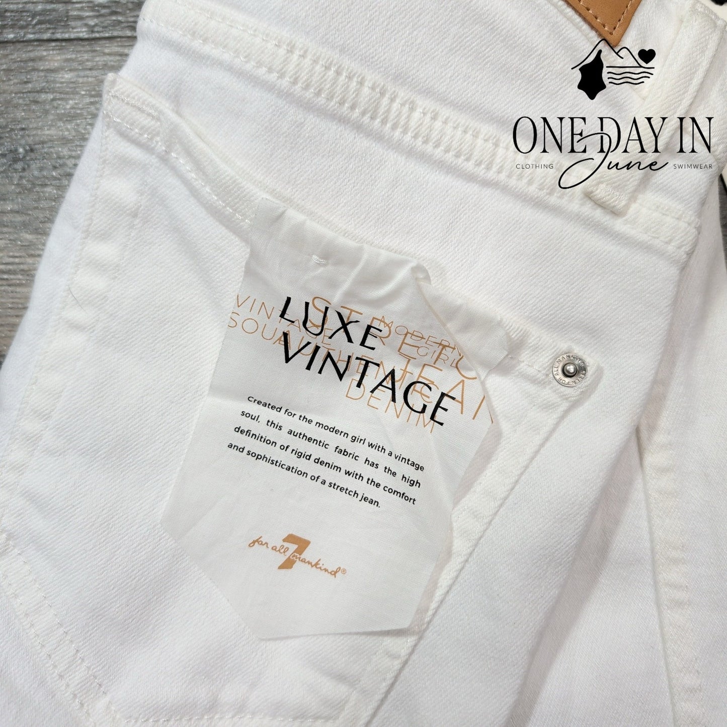 7 For All Mankind High Waist Crop Jeans Size 0 (25)