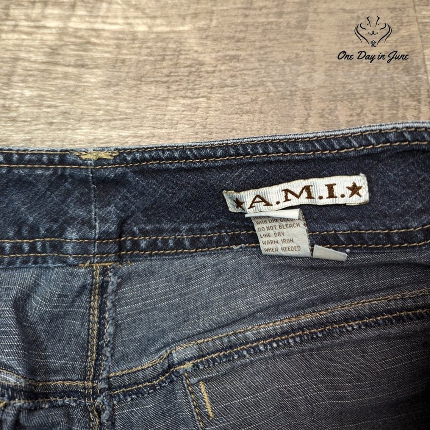 A.M.I. Straight Leg Jeans Size 4