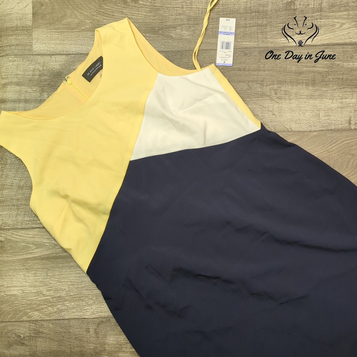 Black Label by Evan Picone Plus Size Sleeveless Dress Size 18