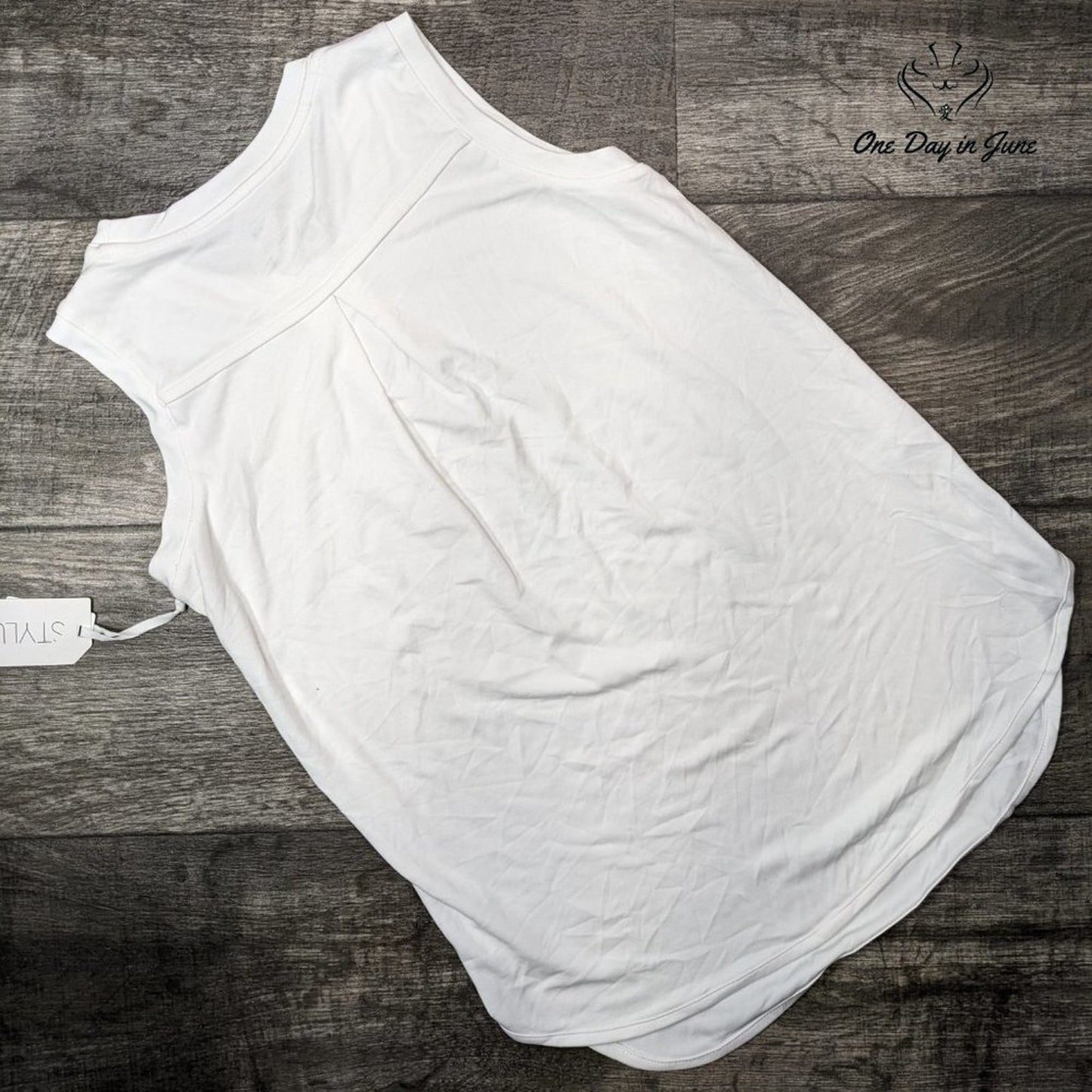 Stylus Crew Neck Sleeveless Tank Top Size XS