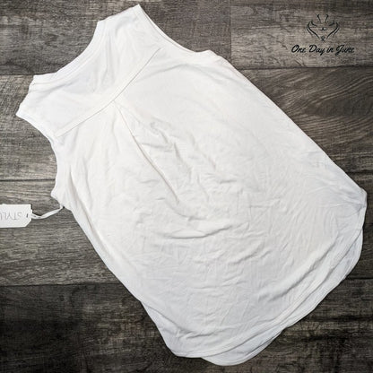 Stylus Crew Neck Sleeveless Tank Top Size XS