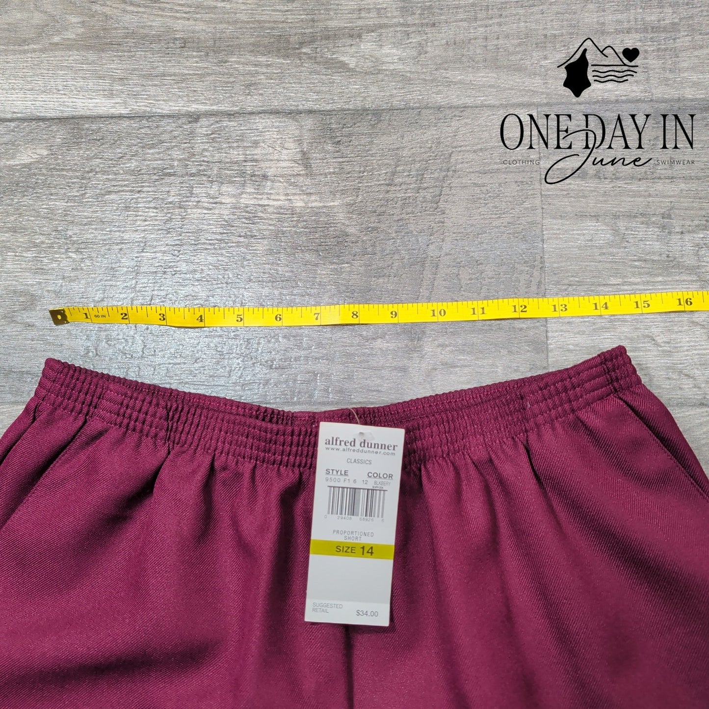 Alfred Dunner Pull On Pants Size 14