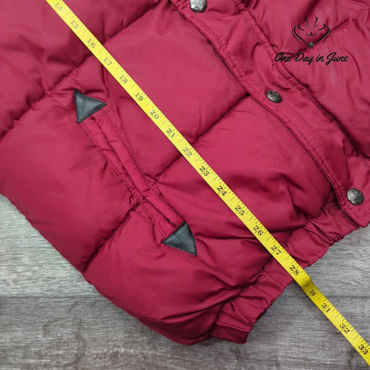 Brooklyn Basement NYC Y2K Puffer Vest Red Black Western Snap Front Size XL