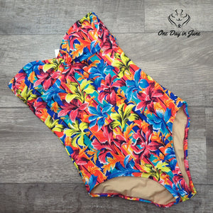 J. Crew Bandeau One Piece Swimsuit Sunset Floral NWT $125 B8614 Size 2
