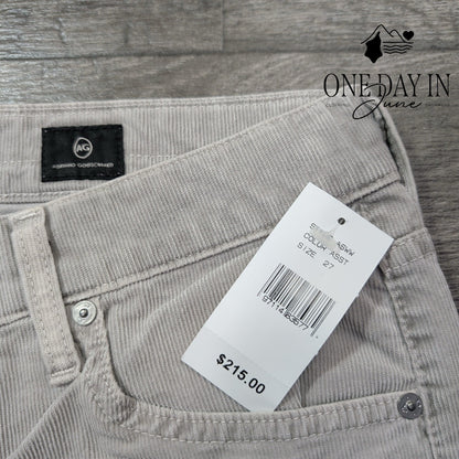 AG Adriano Goldschmied The Farrah Skinny High Rise Corduroy Pants NWT Size 4