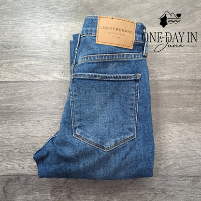 Lucky Brand Bridgette High Rise Distressed Skinny Jeans Size 0 (25)