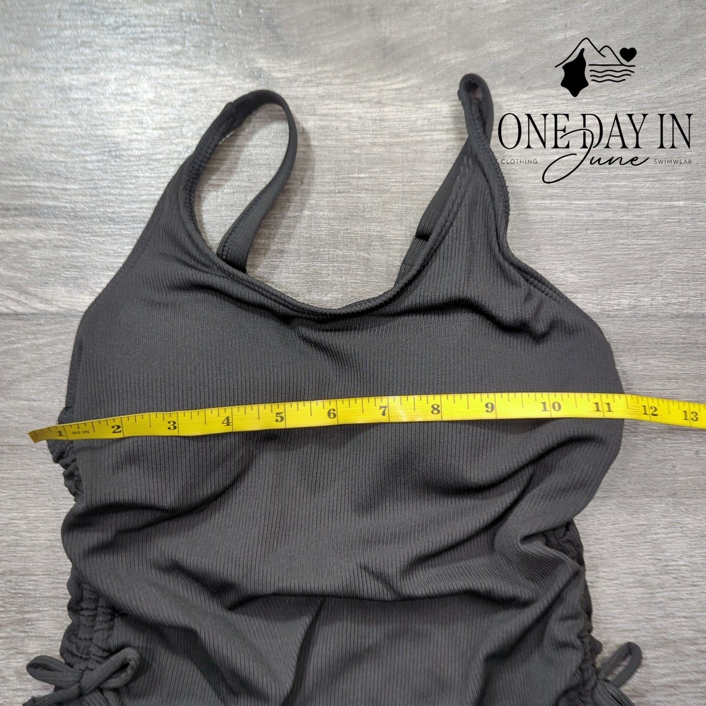 Millenium Girl Ribbed One Piece Swimsuit Size 150 (10 Yr)