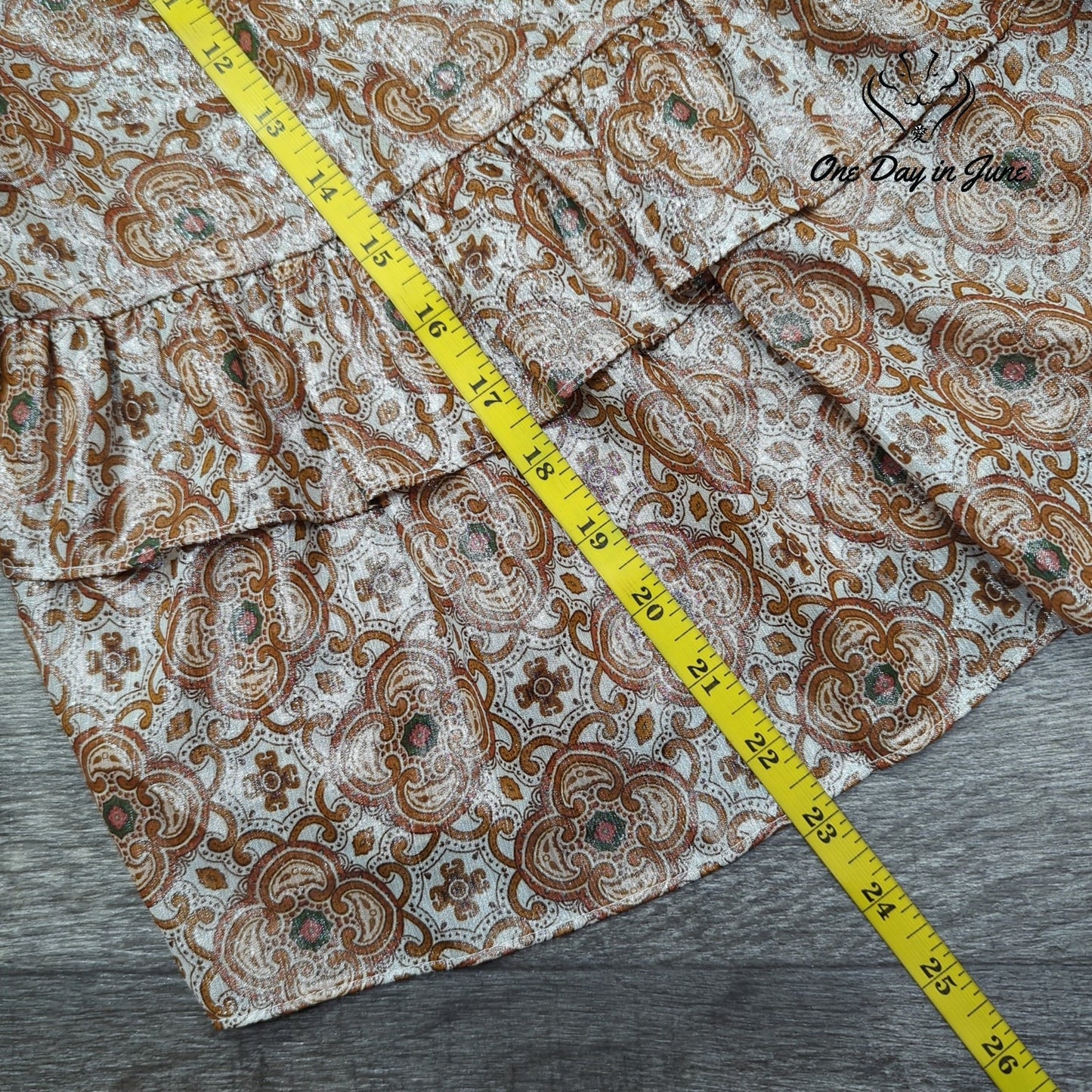 Ryegrass Long Sleeve Sheer Top Size XS