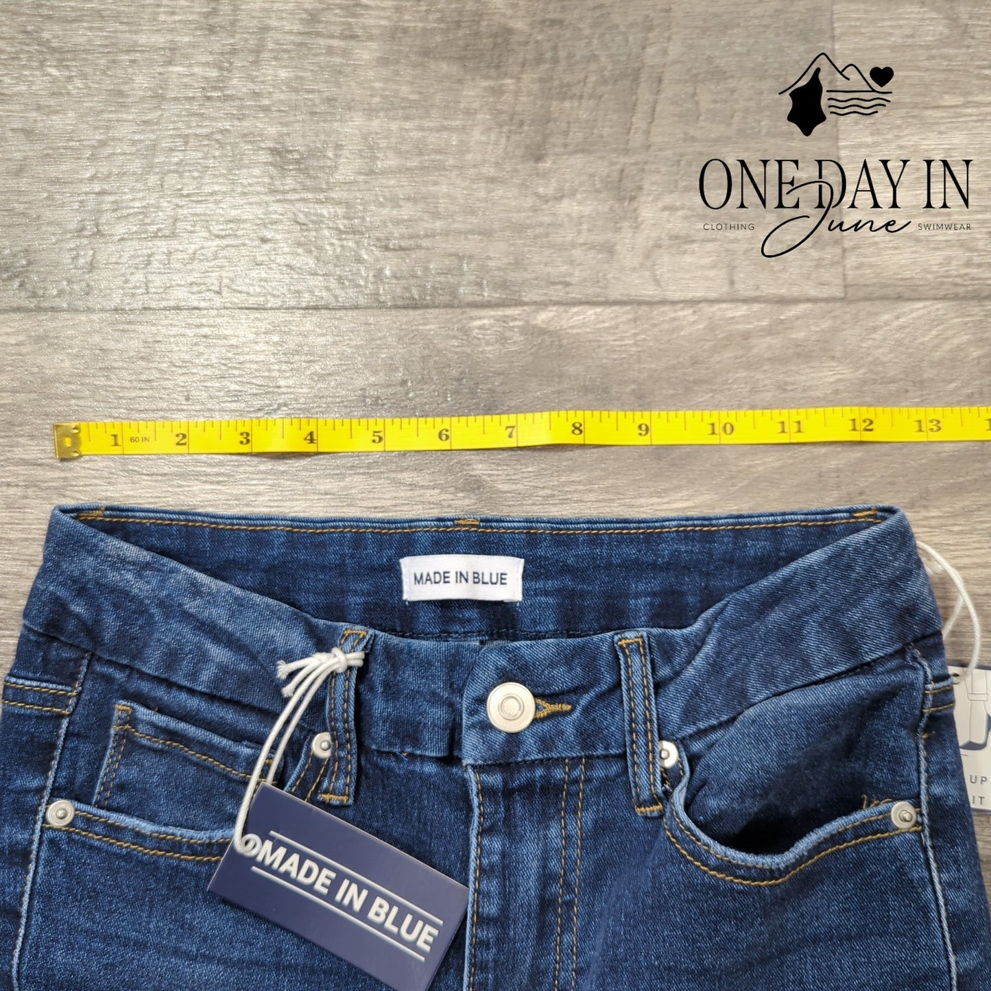 Made In Blue Crop Jeans Size 0