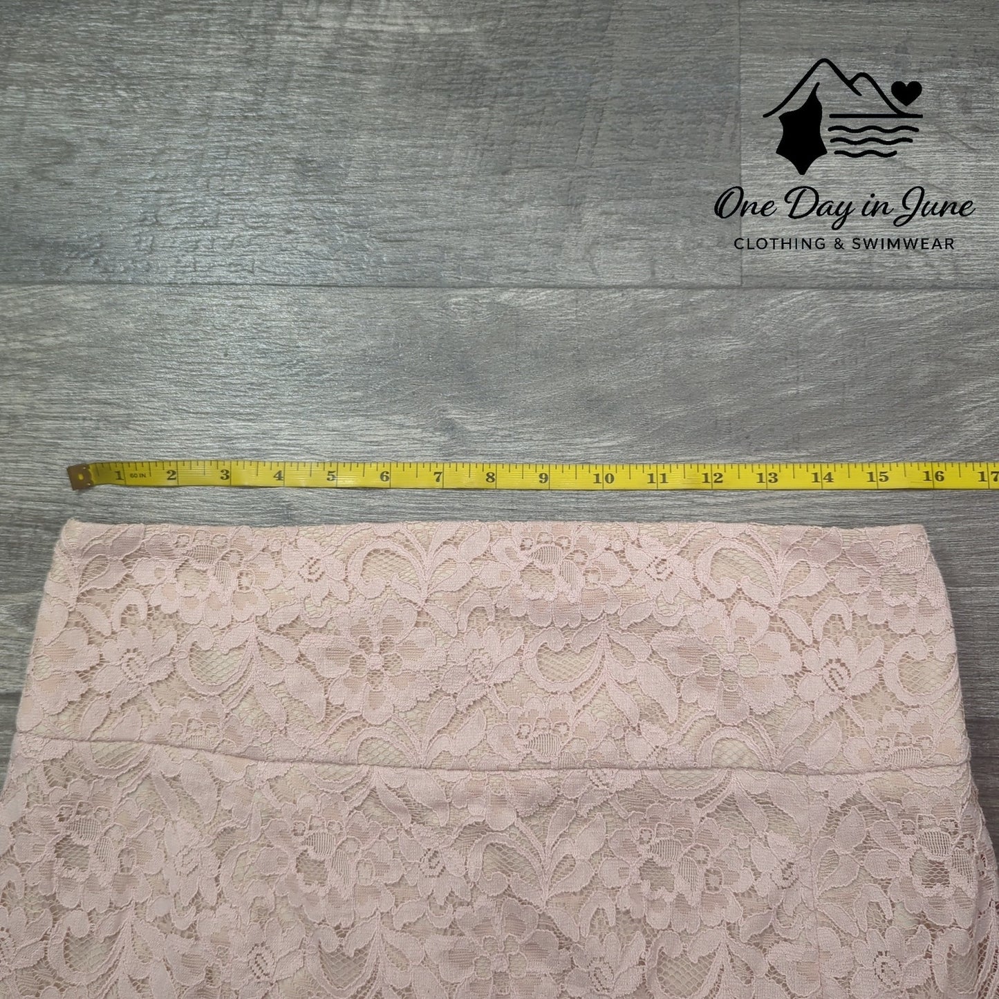 Express Layered Lace Pencil Skirt Size 12