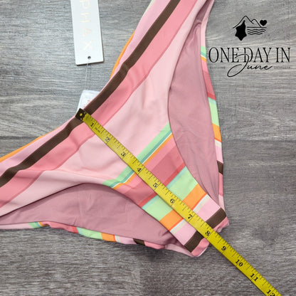 Phax Striped Cheeky Bikini Bottom Size M