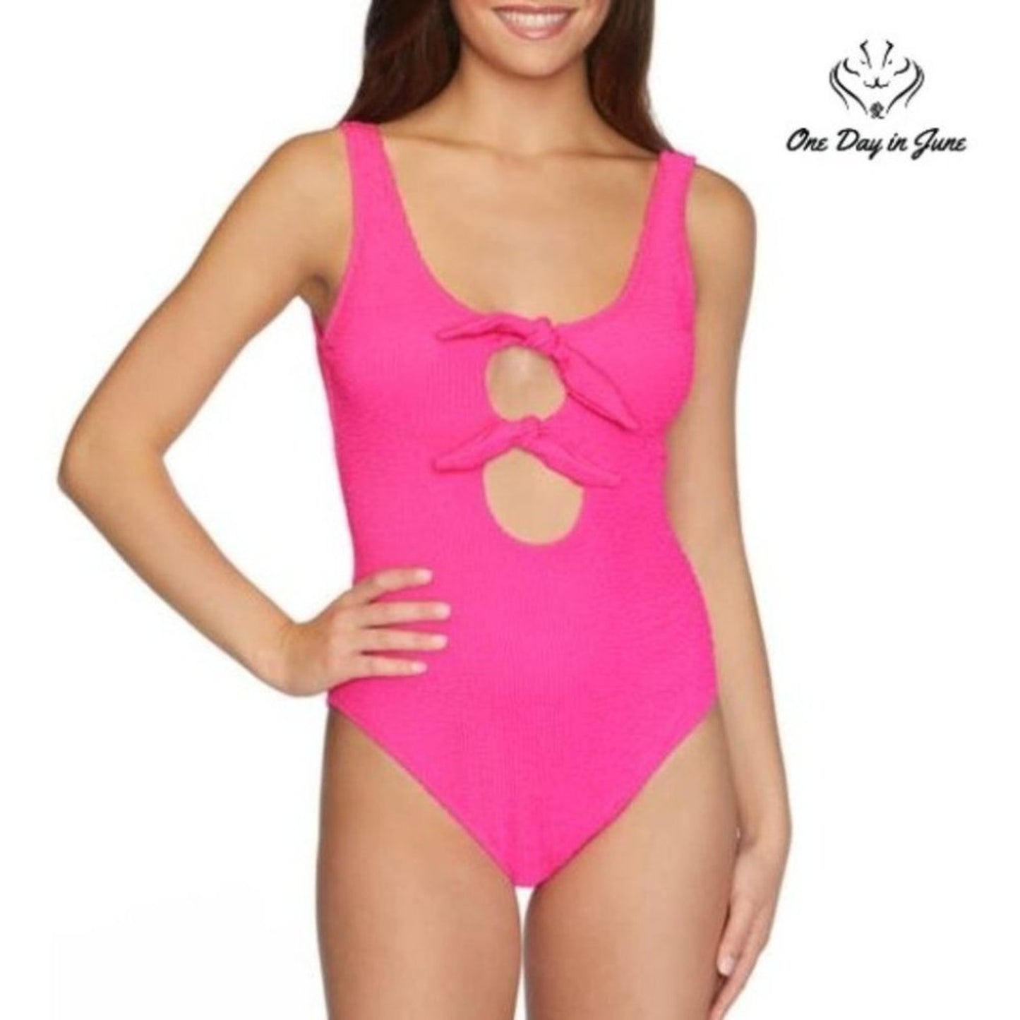 Arizona Jean Co. Junior's Textured One Piece Size M